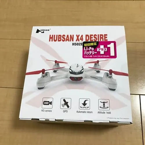 ドローン練習用に、HUBSAN X4 DESIRE H502Eを購入しました