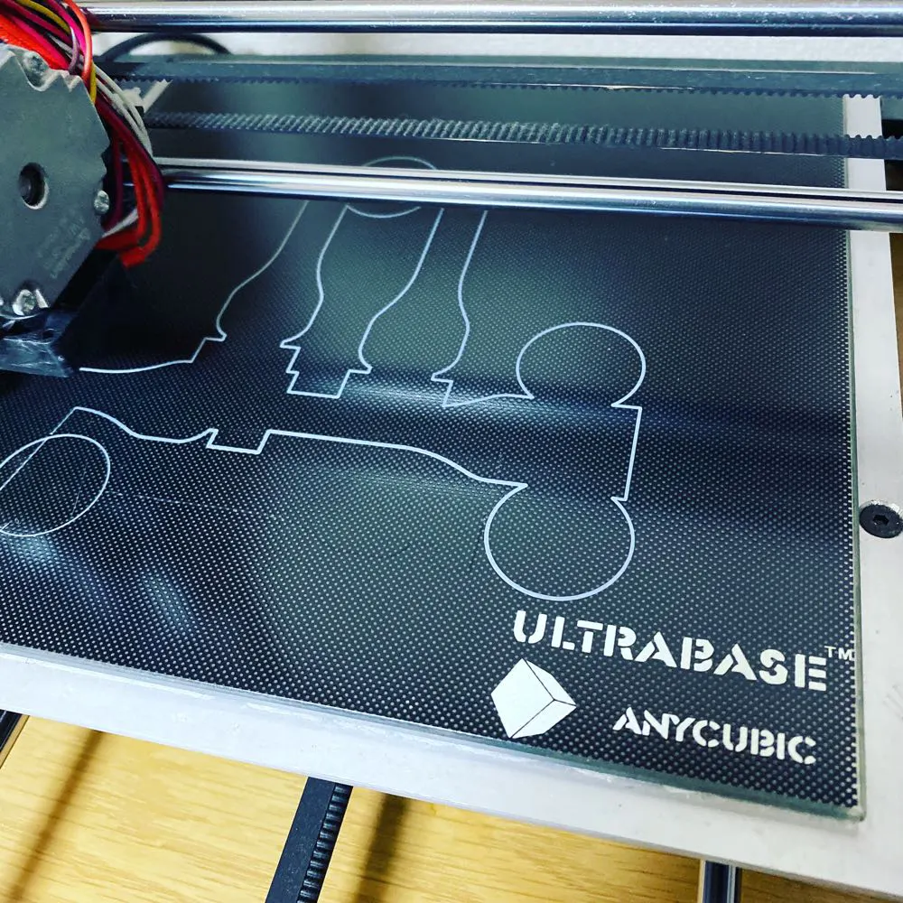 3Dプリンターは1層目の定着が全て。ANYCUBICのUltrabaseが最強。