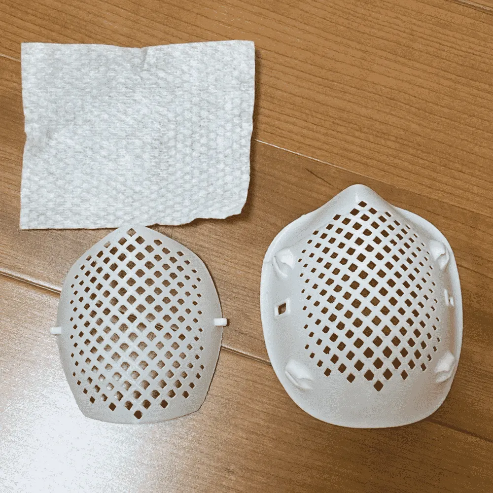 夏用のPITATT Coolは頬の蒸れが軽減されてGOOD