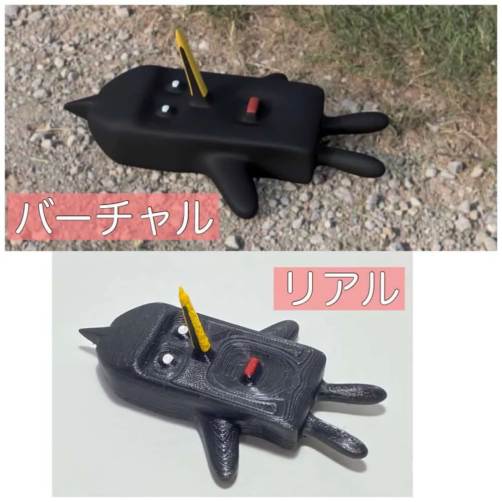 TPU素材は塗装できる？3Dプリンター造形品をアクリル絵の具で着色してみた【100均】
