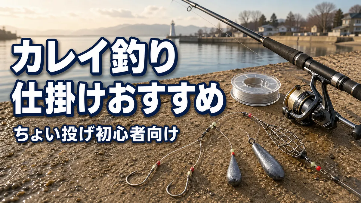 カレイちょい投げ仕掛けおすすめ3選【選び方と定番製品レビュー】